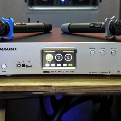 Amply Karaoke tích hợp vang số và micro Paramax Z-A450 chỉnh bằng phần mefemkaraoke chuyên dụng