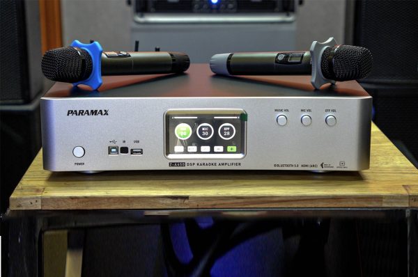 Amply Karaoke tích hợp vang số và micro Paramax Z-A450 chỉnh bằng phần mefemkaraoke chuyên dụng