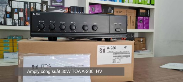 Thực tế - Amply công suất 30W TOA A-230 HV