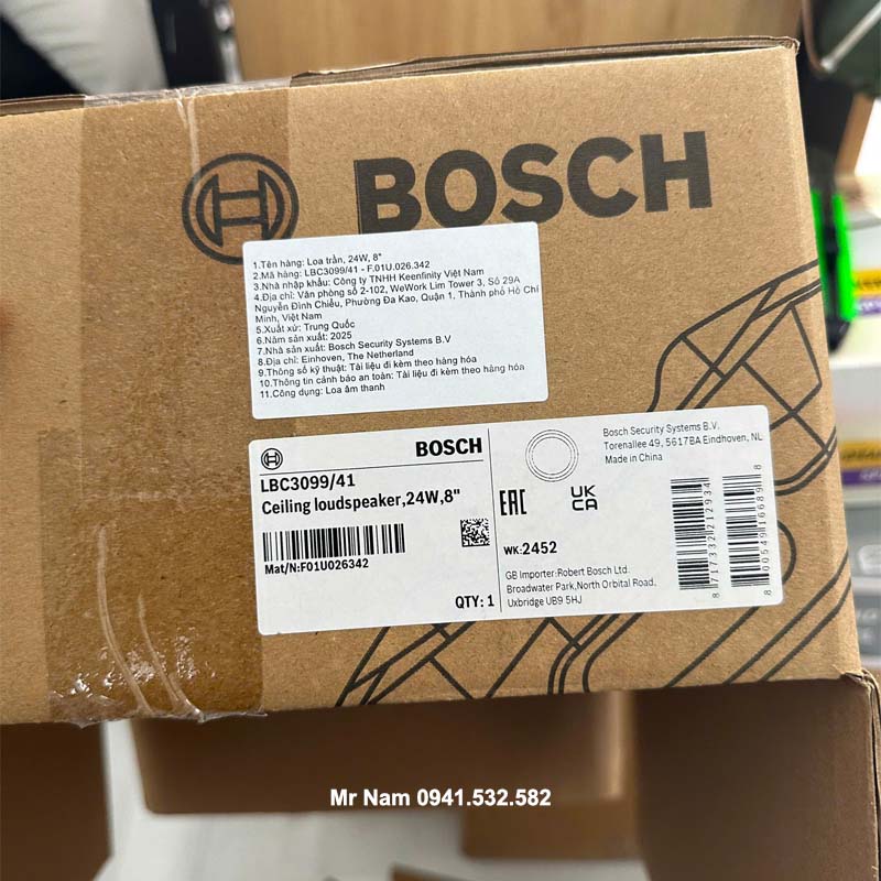 Bosch LBC3099/41 chính hãng