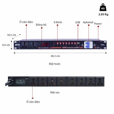 Các chức năng của bộ quản lý nguồn điện KIWI S803A