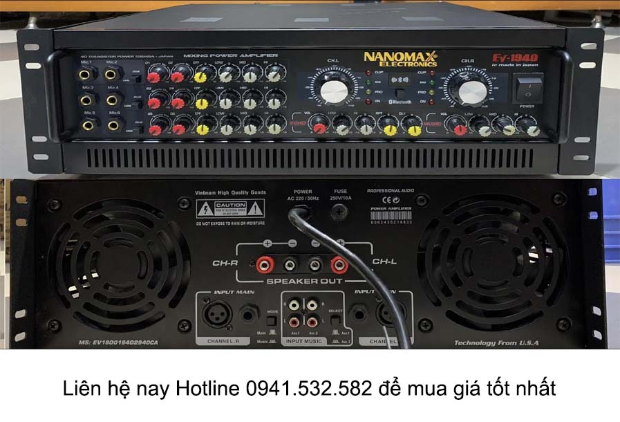 Mua Amply Nanomax EV-1940 ở đâu giá ưu đãi nhất!