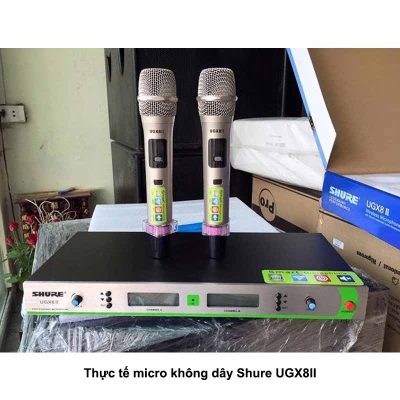 Thực tế micro không dây Shure UGX8II