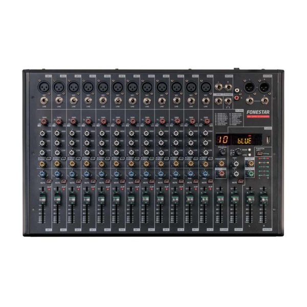 Bộ trộn mixer 12 kênh Fonestar MIX12-PRO