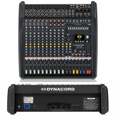 Mixer Dynacord CMS 1000-3 phía trước và mặt sau