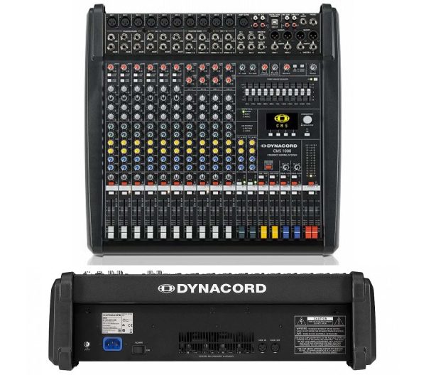 Mixer Dynacord CMS 1000-3 phía trước và mặt sau