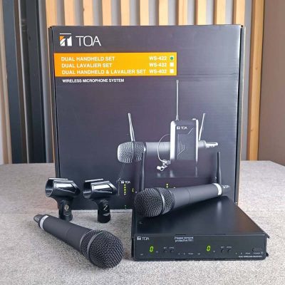 TOA WS-422-AS micro không dây 2 mic cầm tay