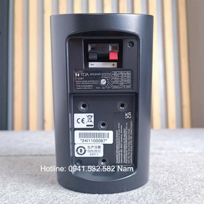Mặt sau loa hộp TOA F-03BT