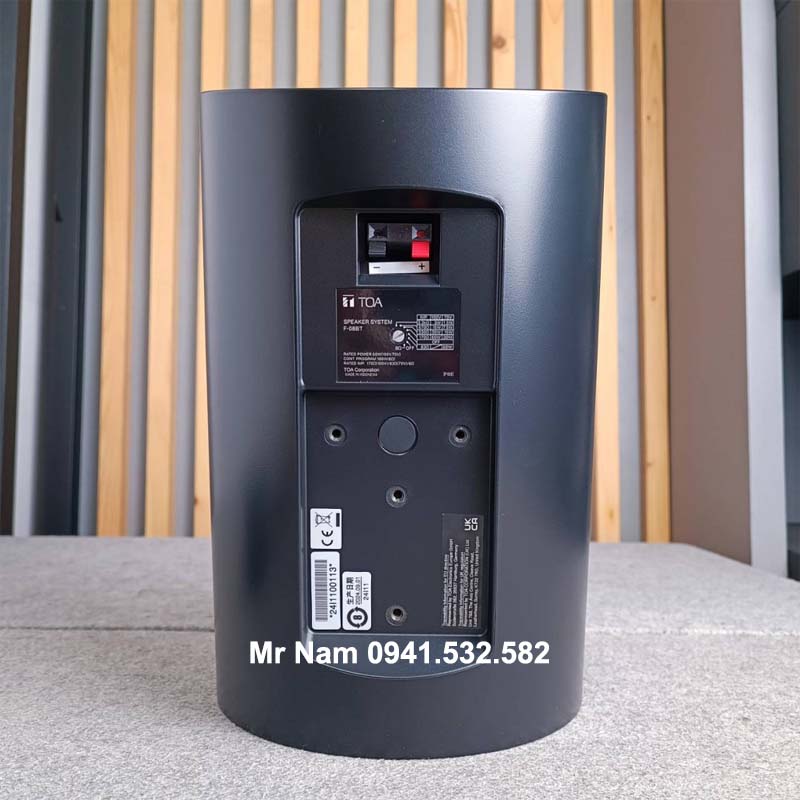 TOA F-08BT mặt sau loa hộp 60W