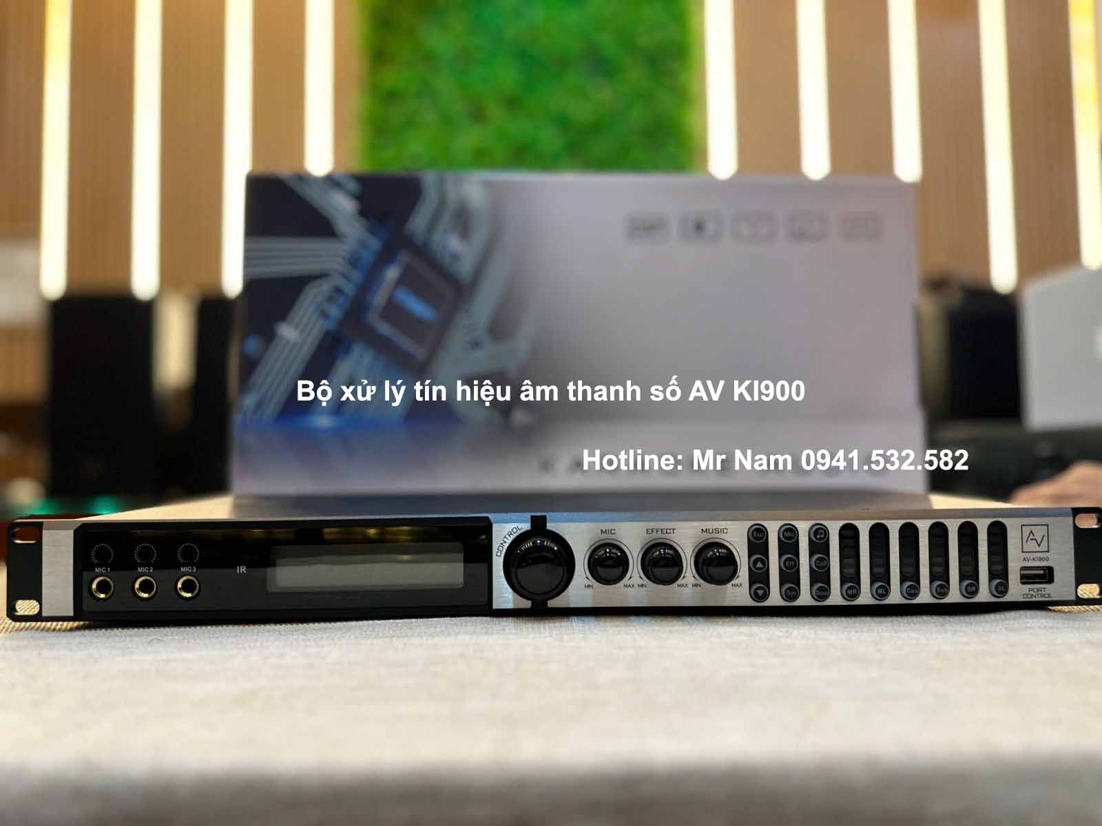 Hình ảnh thực tế bộ xử lí AV KI900