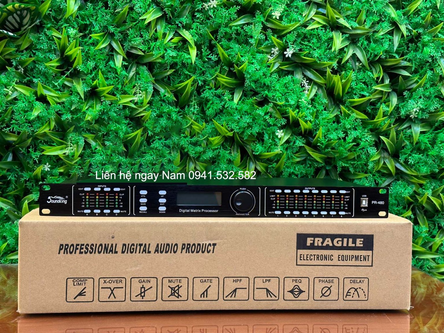 Bộ xử lý tín hiệu âm thanh Soundking PR-480