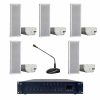 Bộ loa thông báo nhà xưởng sử dụng 10 loa cột 60W