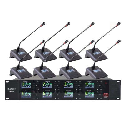 Bộ micro cổ ngỗng không dây 8 micro Kasen U-680