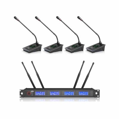 Bộ micro phòng họp 4 micro cổ ngỗng không dây ATS ST-308N
