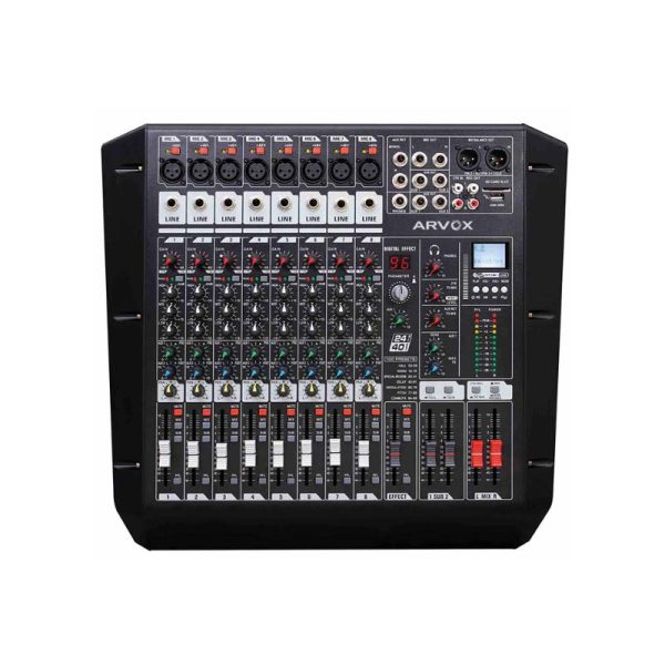 Bộ trộn âm thanh 8 ngõ Arvox RC-MX08