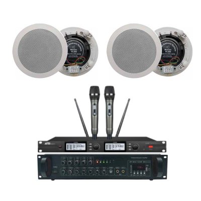 Cấu hình âm thanh cho phòng họp nhỏ sử dụng loa âm trần 30W