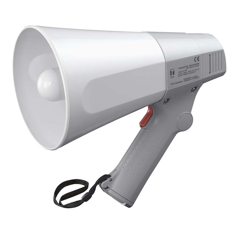 Megaphone cầm tay 10W với còi báo hú TOA ER-520W