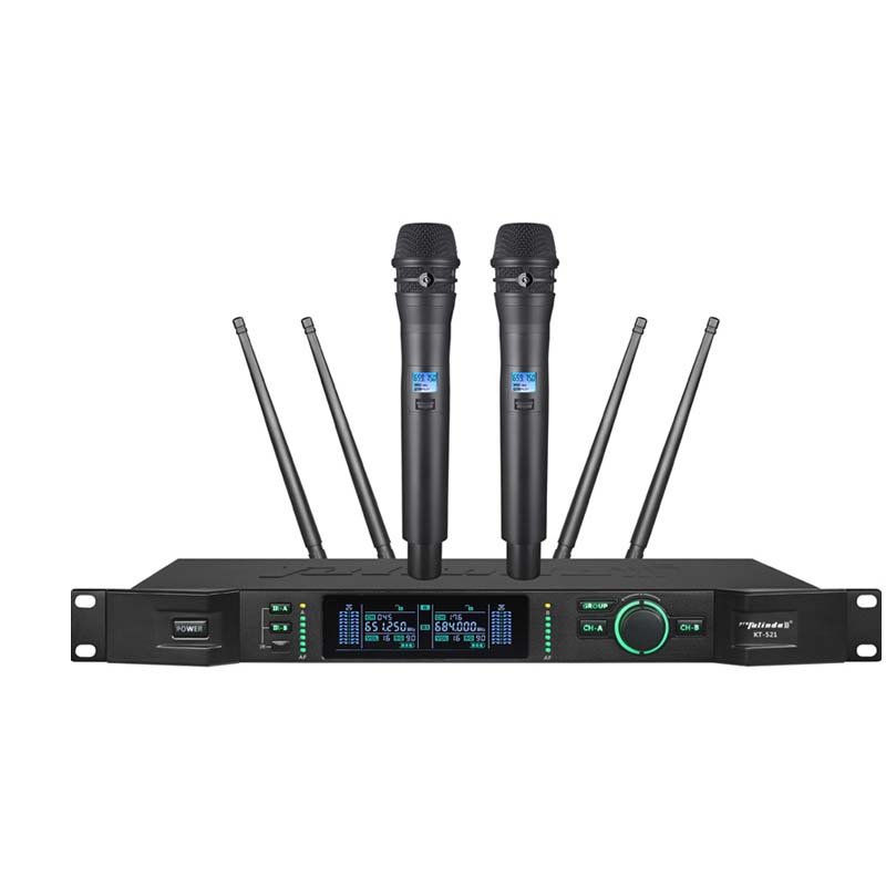Micro không dây 2 mic 4 anten Fulinda KT521