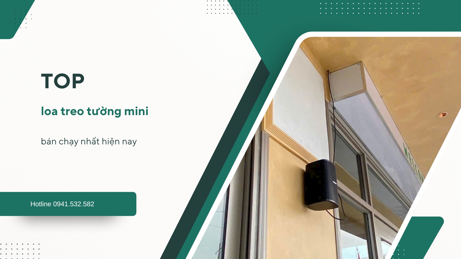 Top loa treo tường mini bán chạy nhất hiện nay