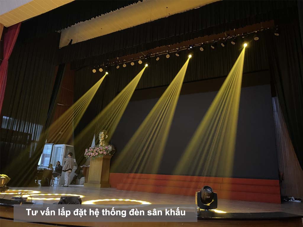 Tư vấn lắp đặt hệ thống đèn sân khấu