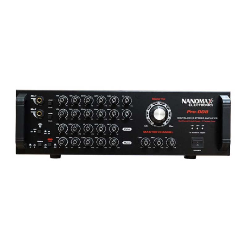 Amply Karaoke Nanomax Pro-008 12 Sò Kết Nối Bluetooth