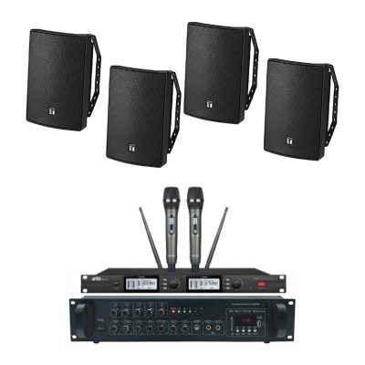 Cấu hình âm thanh phòng họp, training sử dụng loa hộp TOA 30W