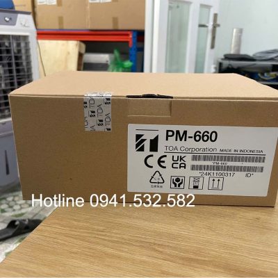 Hộp trọn bộ micro TOA PM-660