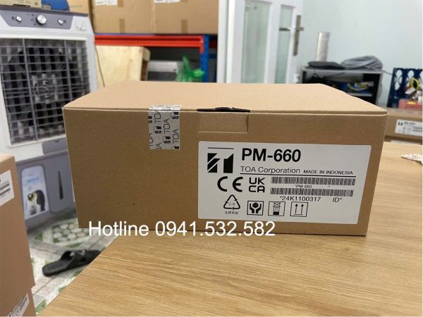 Hộp trọn bộ micro TOA PM-660