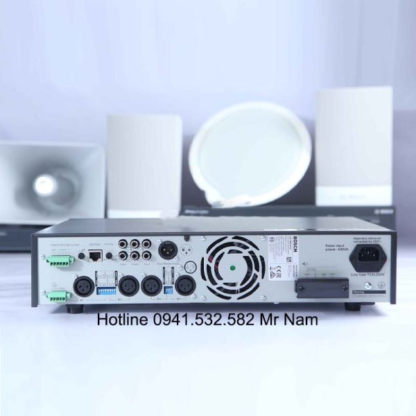 Mặt sau amply mixer Bosch PLE-1MA120-EU