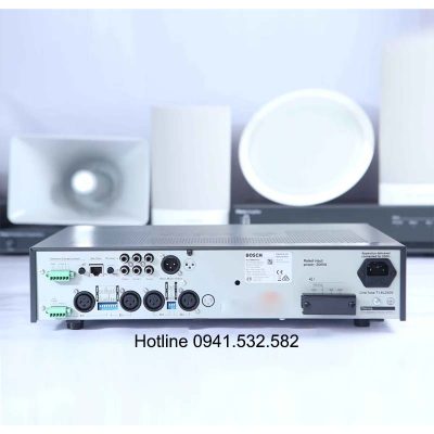 Mặt sau của amply Bosch PLE-1MA060-EU