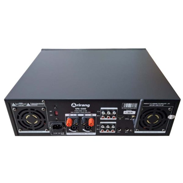 Máy tăng âm SPA-2300 mặt sau