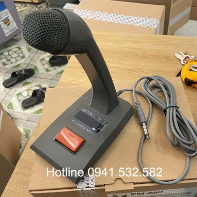 TOA PM-660 có kiểu dáng để bàn nhỏ gọn