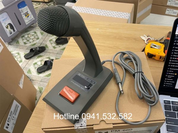 TOA PM-660 có kiểu dáng để bàn nhỏ gọn