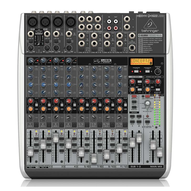 Bàn mixer Behringer Xenyx QX1622USB