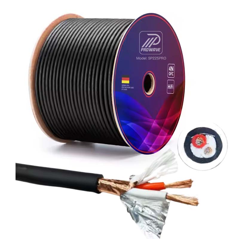 Dây loa chống nhiễu 2x2,5 mm Prowave SP225Pro