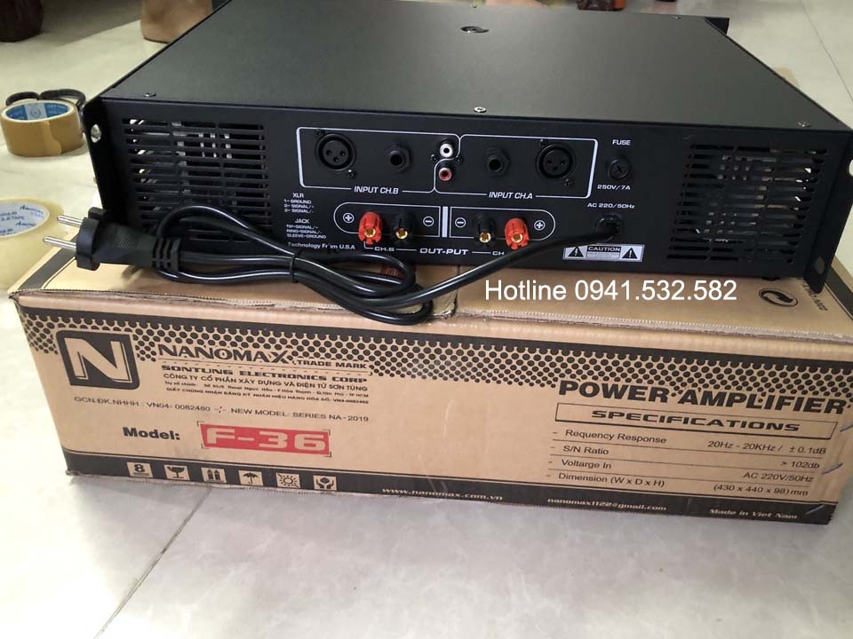 Nanomax F-36 amply công suất 3600W