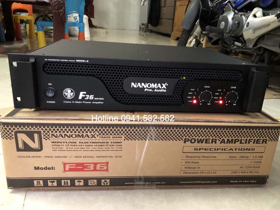 Nanomax F-36 cục đẩy công suất