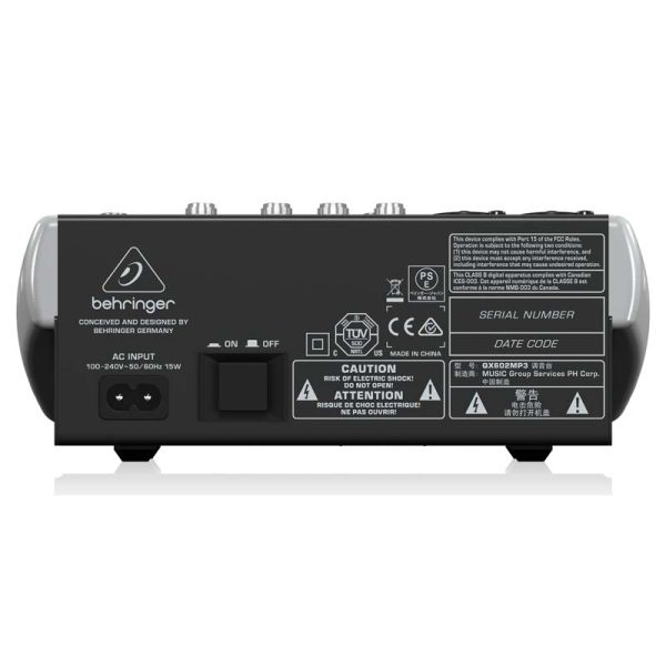 QX602MP3 Mixer Behringer Analog