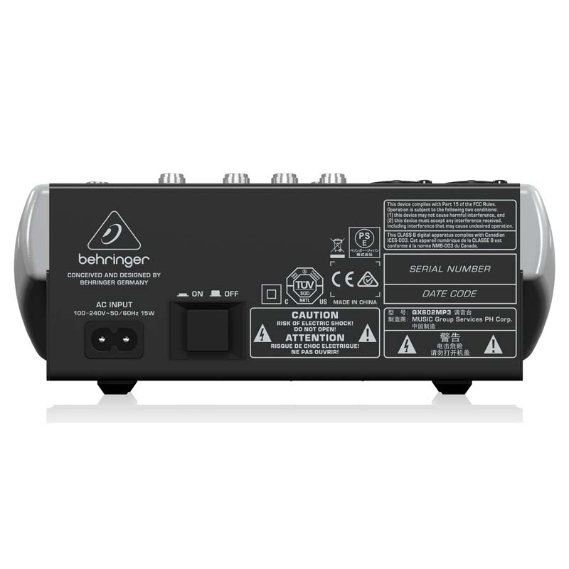 QX602MP3 Mixer Behringer Analog