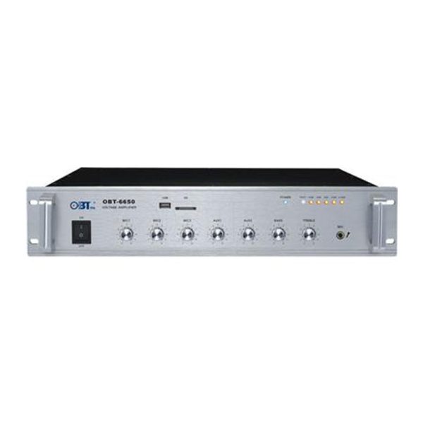 Amply liền mixer OBT-6650 công suất 650W
