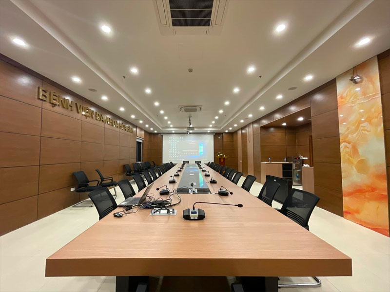 Dự án lắp đặt âm thanh phòng hội nghị Bệnh Viện Đa Khoa Hoà Bình