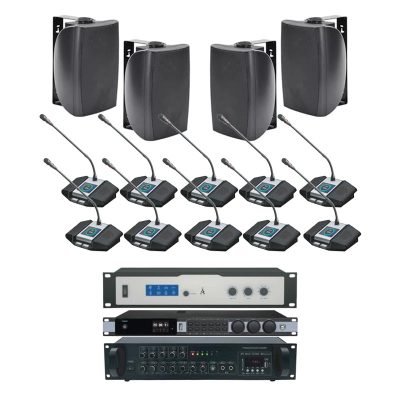 Hệ thống âm thanh phòng họp 10 micro hội nghị