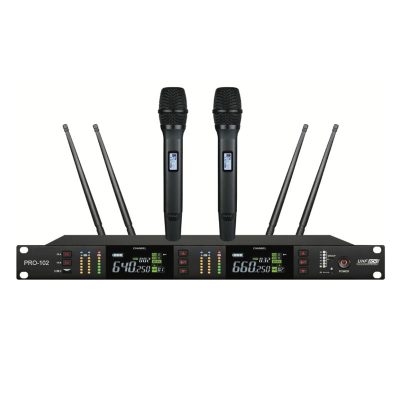 Micro không dây 2 micro cầm tay PRO-102