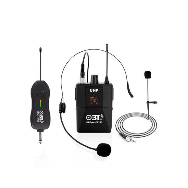 Micro không dây cài đầu cài áo OBTPro-W14C