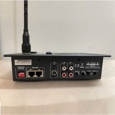 Cổng kết nối của micro thông báo chọn vùng Prowave PZ-6RM
