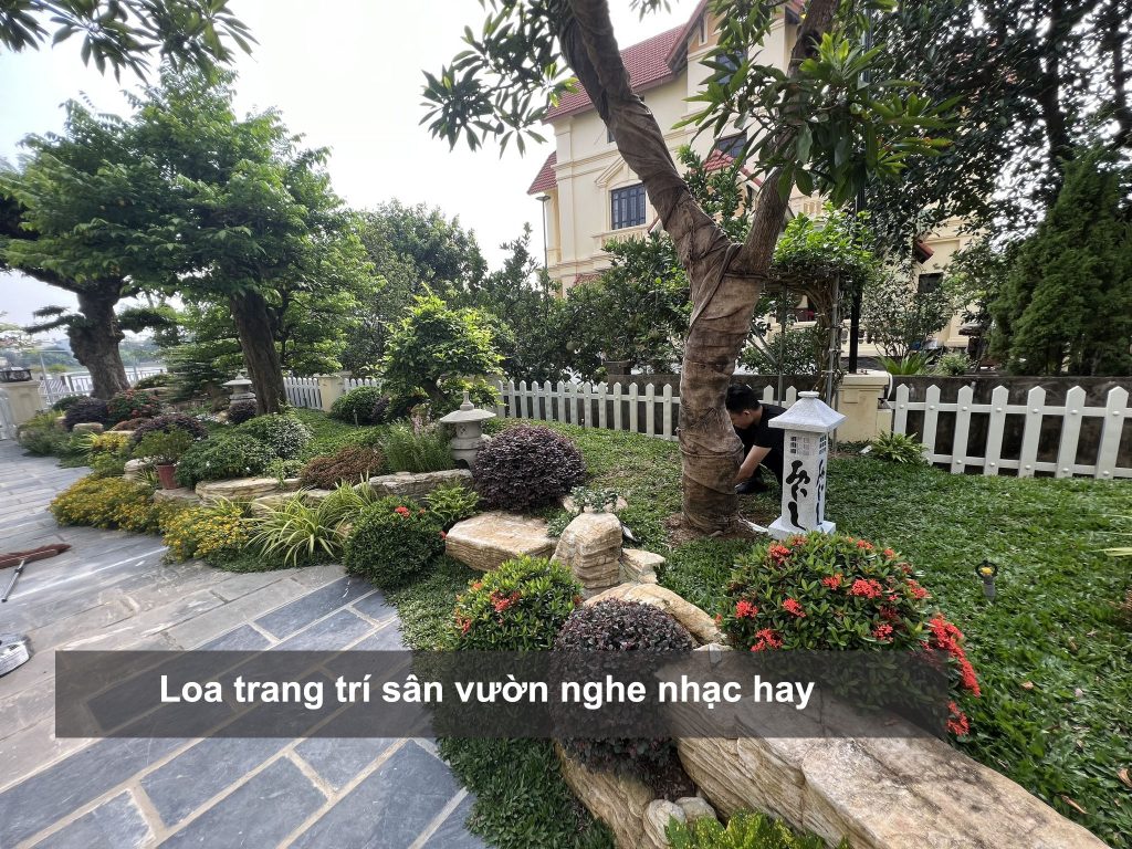 Loa trang trí sân vườn nghe nhạc hay