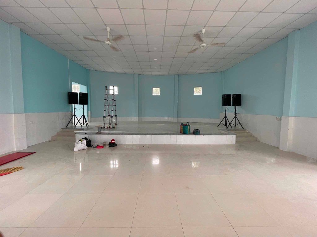 Lắp đặt âm thanh nhà văn hoá Xã Bình Khánh