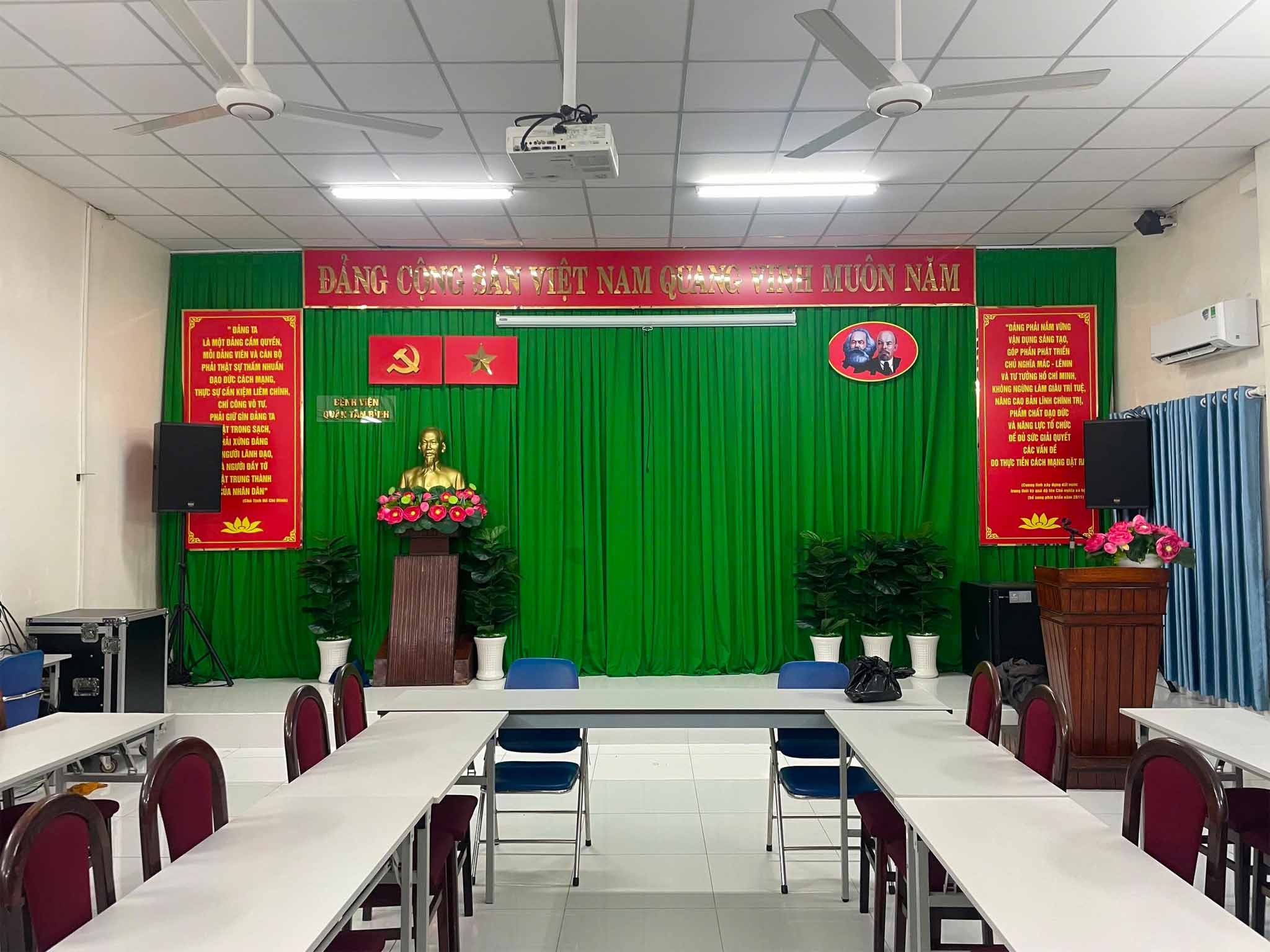 Lắp đặt hệ thống âm thanh hội trường bệnh viện Quận Tân Bình