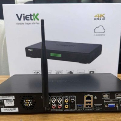 Đầu VietK 4K Plus 4TB các cổng kết nối
