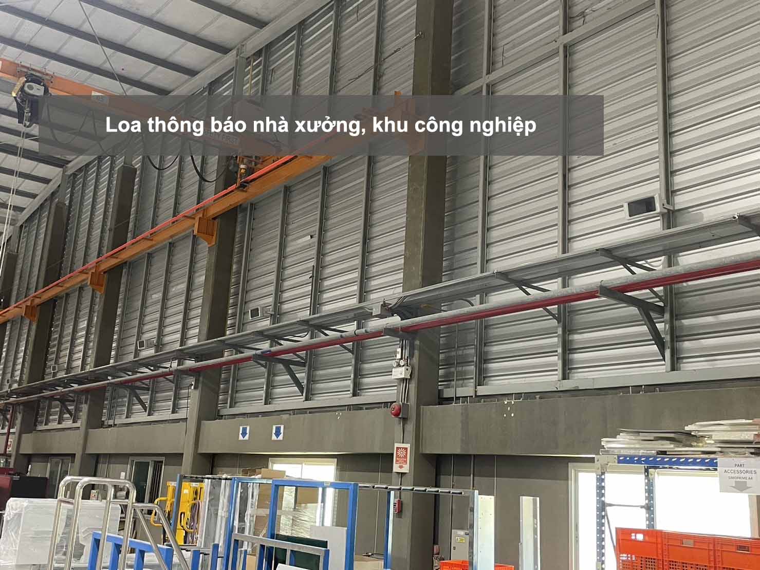 Loa thông báo nhà xưởng, khu công nghiệp
